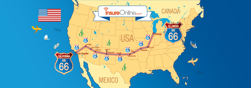 Route 66 centennial road trip auto insurance